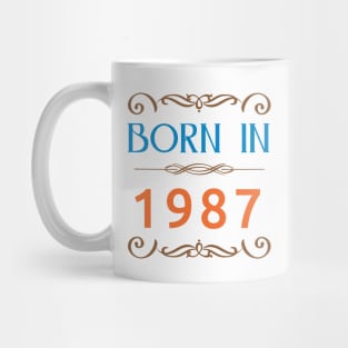 Born in 1987 Since 1987 Mug